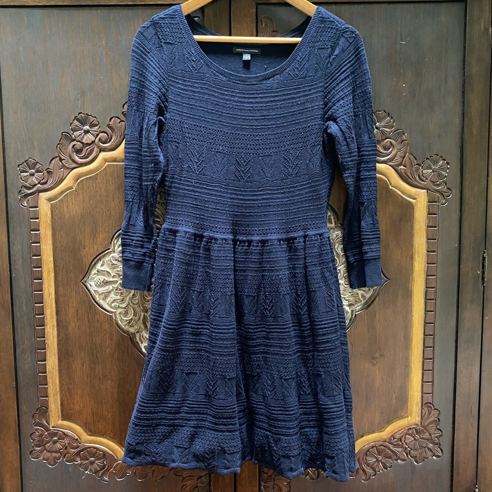American Eagle Babydoll Sweater Dress